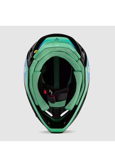 Casco Moto V1 Ballast Negro/Azul Fox-5