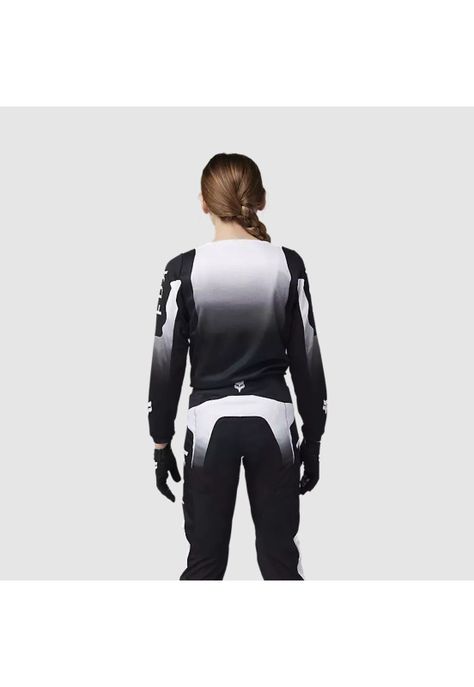 Polera Moto Niño 180 Lean Negro Fox-3