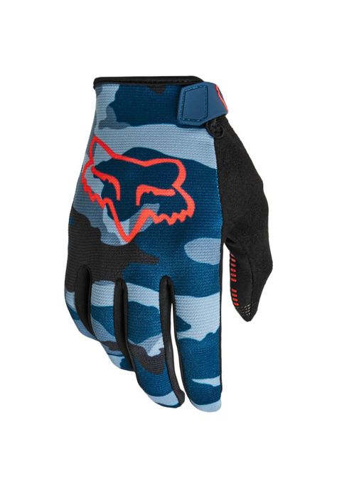 Guantes Bicicleta Ranger Azul/Camo Fox-0