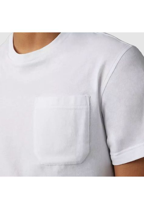 Polera Lifestyle Level Up Pocket Blanco Fox-2