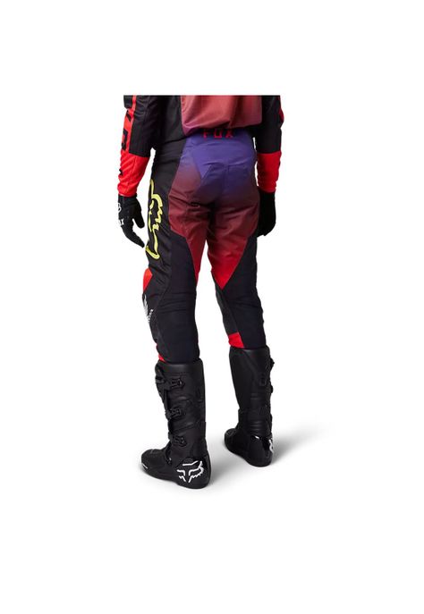 Pantalon Moto Honda Rojo/Morado Fox-2