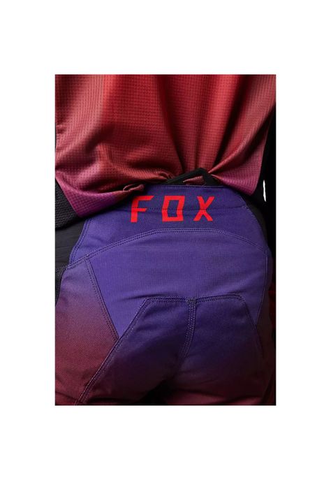 Pantalon Moto Honda Rojo/Morado Fox-4