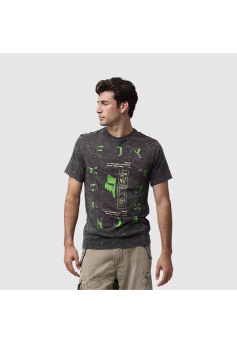 Polera Lifestyle Throttle Negro Fox-2