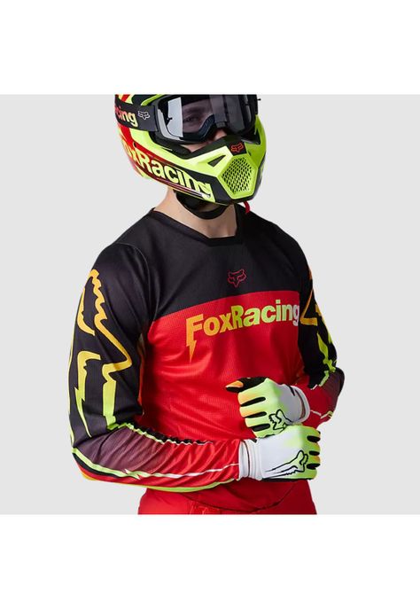 Polera Moto 180 Statk Rojo Fox-3