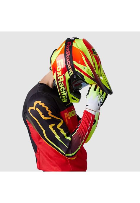 Polera Moto 180 Statk Rojo Fox-4