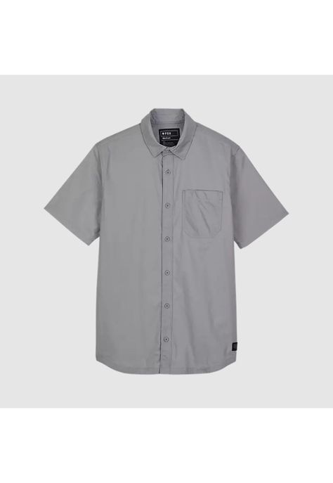Camisa Lifestyle Roger Woven Gris Fox-0