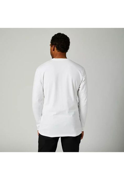 Polera Lifestyle RKANE Manga Larga Blanco Fox-1