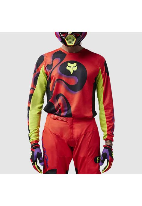 Polera Moto 180 Emotion Rojo Fox-2