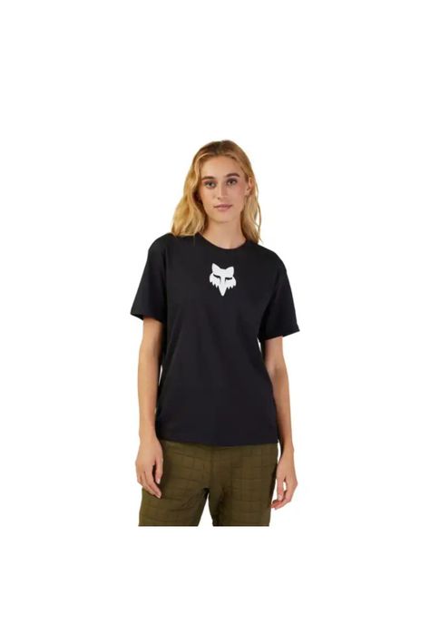 Polera Lifestyle Mujer Fox Head Manga Larga Negro Fox-0