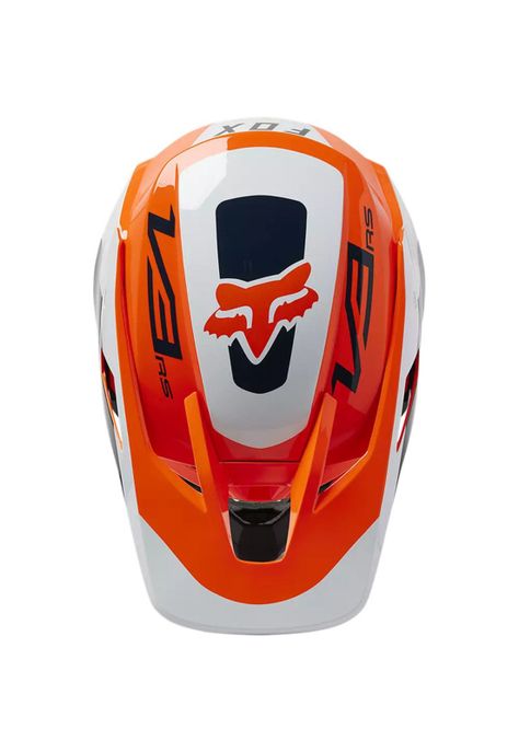 Casco Moto V3 RS Efekt Naranjo/Negro Fox-3