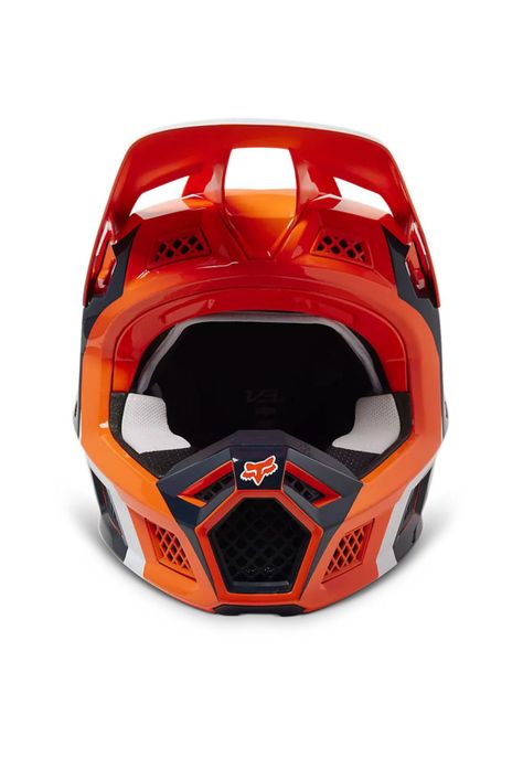 Casco Moto V3 RS Efekt Naranjo/Negro Fox-4