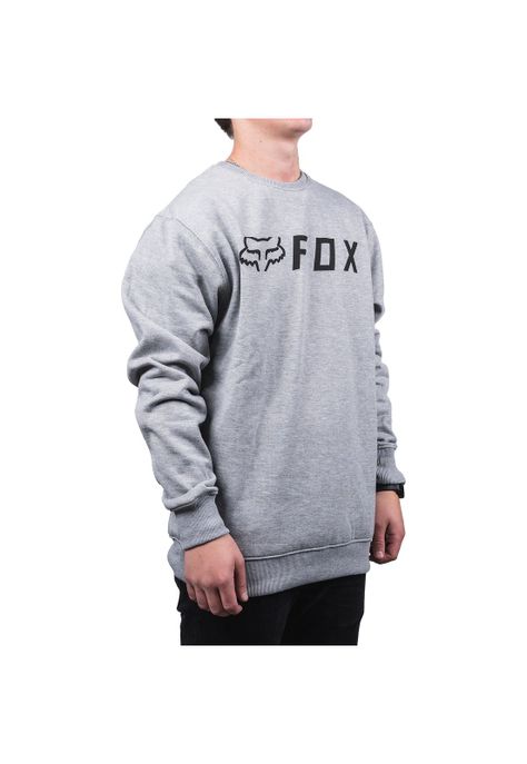 Poleron Lifestyle Refract Crew Gris Fox-3