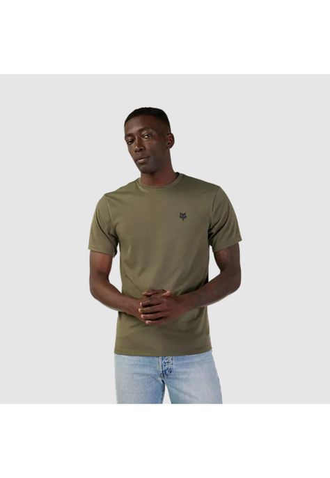 Polera Lifestyle Leo Verde Oliva Fox-0