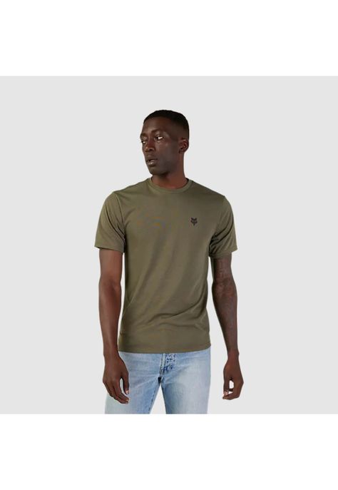 Polera Lifestyle Leo Verde Oliva Fox-2