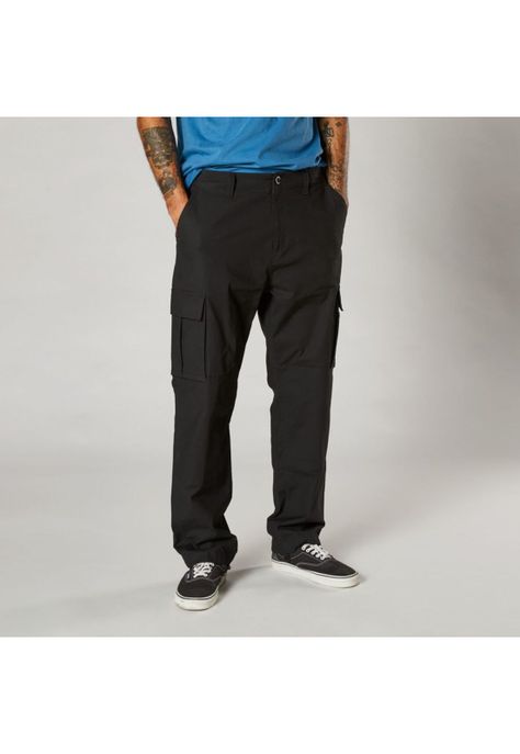 Pantalon Lifestyle Recon Stretch Negro Fox-0