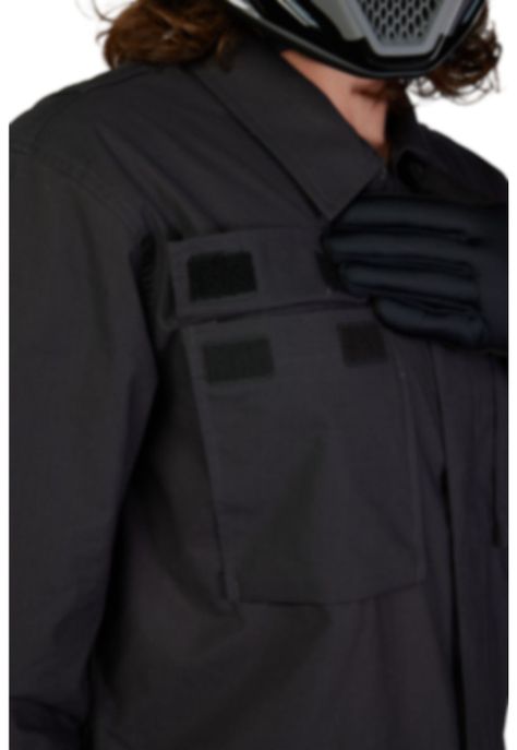 Traje Moto Antipolvo Defend Drive Dust Suit Negro Fox-4