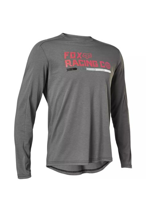 Polera Bicicleta Ranger Drirelease® Race Co Gris Fox-0