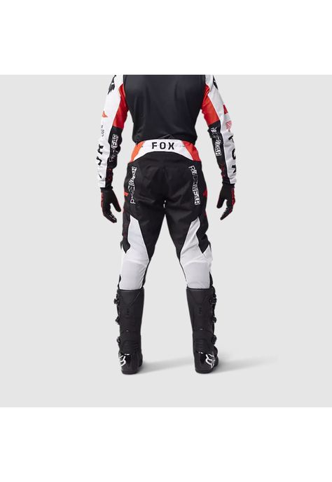 Pantalon Moto 180 Race Spec Rojo/Negro Fox-3