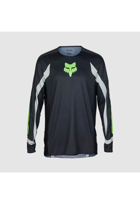 Polera Moto 360 Edición Limitada 50 Años Negro/Verde Fox-0
