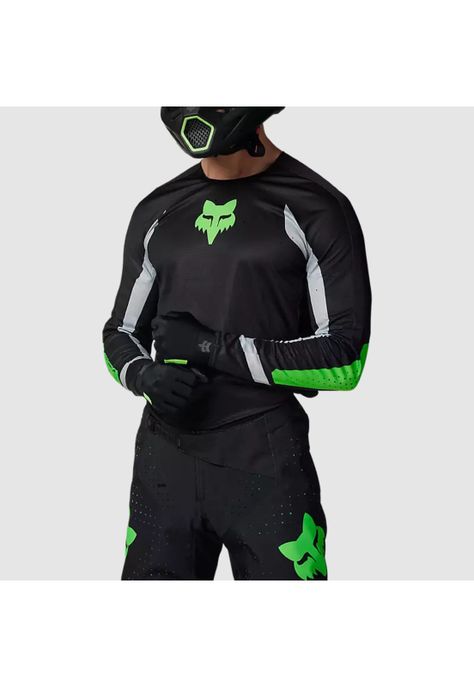 Polera Moto 360 Edición Limitada 50 Años Negro/Verde Fox-2