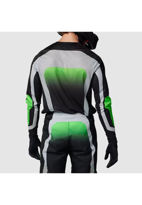 Polera Moto 360 Edición Limitada 50 Años Negro/Verde Fox-3