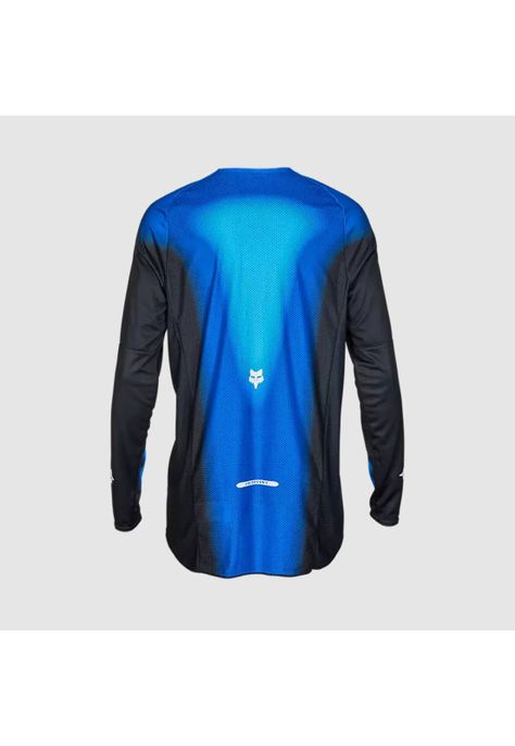 Polera Moto 360 Volatile Negro/Azul Fox-1