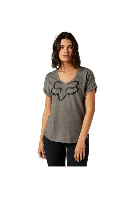 Polera Lifestyle Mujer Boundary Gris Fox-0