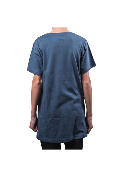 Polera Lifestyle Niño Legacy Head Azul/Blanco Fox-3