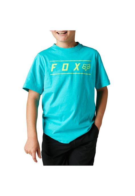 Polera Lifestyle Niño Pinnacle Celeste Fox-0