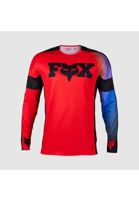 Polera Moto 360 Streak Rojo Fox-0