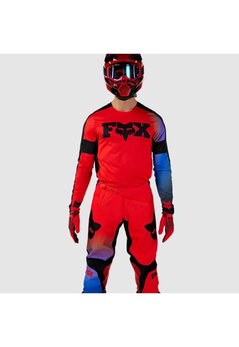 Polera Moto 360 Streak Rojo Fox-1