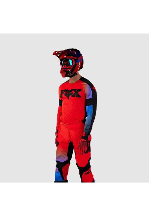 Polera Moto 360 Streak Rojo Fox-2