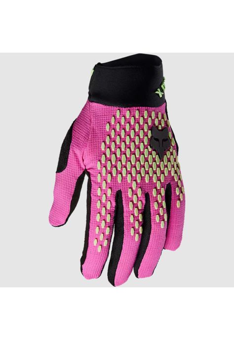 Guantes Bicicleta Mujer Defend Race Rosado Fox -0