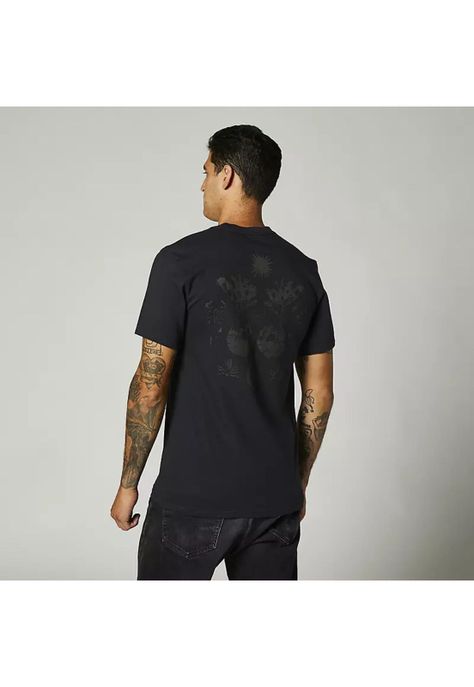 Polera Lifestyle Duality Negro Fox-1