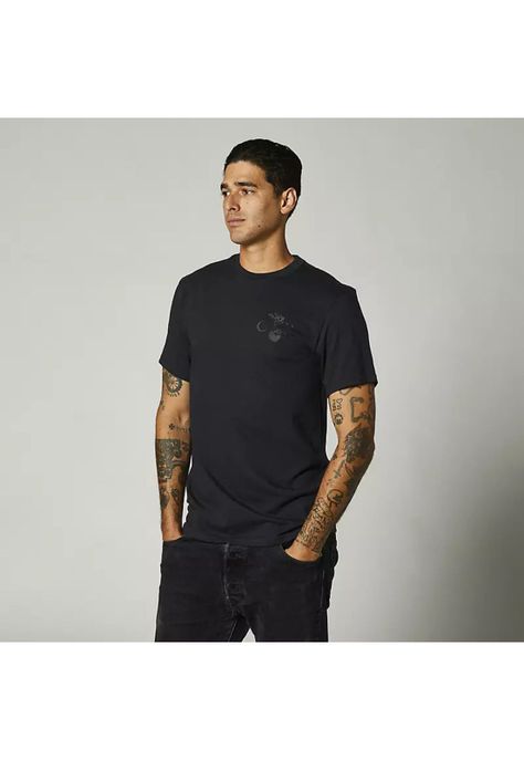 Polera Lifestyle Duality Negro Fox-2