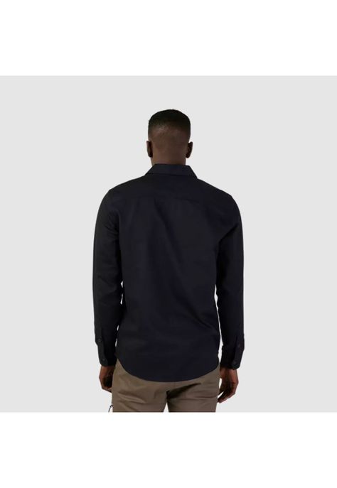 Camisa Lifestyle Level Up Woven Negro Fox-1
