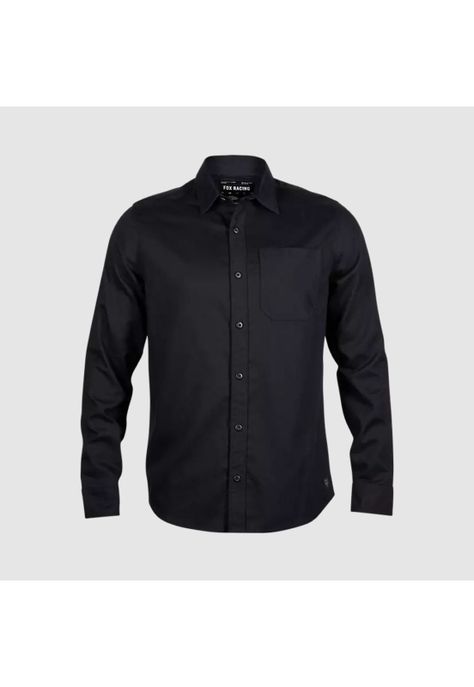 Camisa Lifestyle Level Up Woven Negro Fox-2