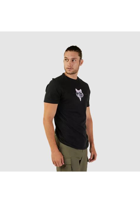 Polera Lifestyle Inorganic Premium Negro Fox-2