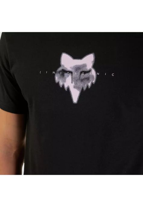 Polera Lifestyle Inorganic Premium Negro Fox-3