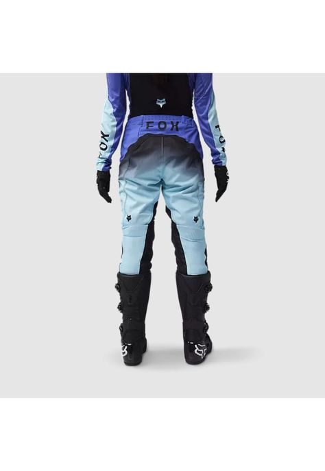 Pantalon Moto Mujer Flexair Infinite Azul/Negro Fox-3