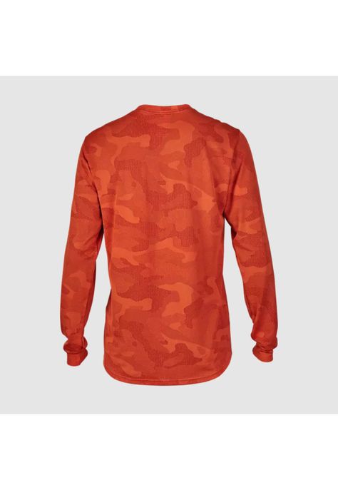 Polera Bicicleta Ranger TruDri™ Manga Larga Naranjo Fox-1