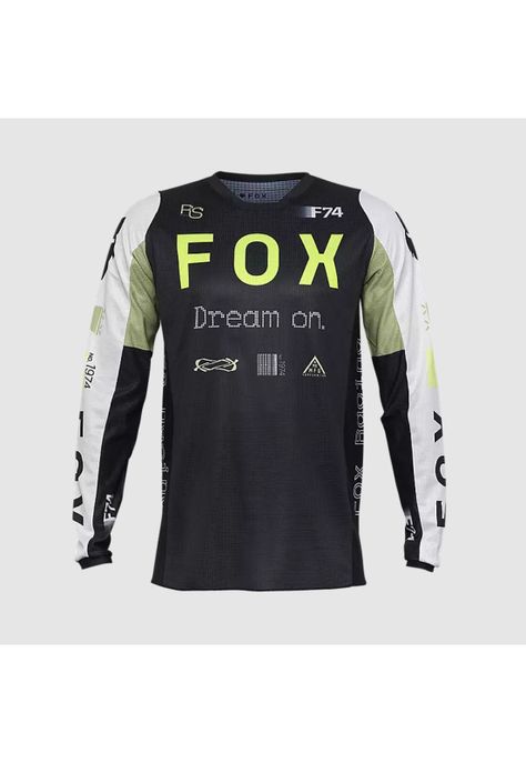Polera Moto 180 Race Spec Verde/Negro Fox-0