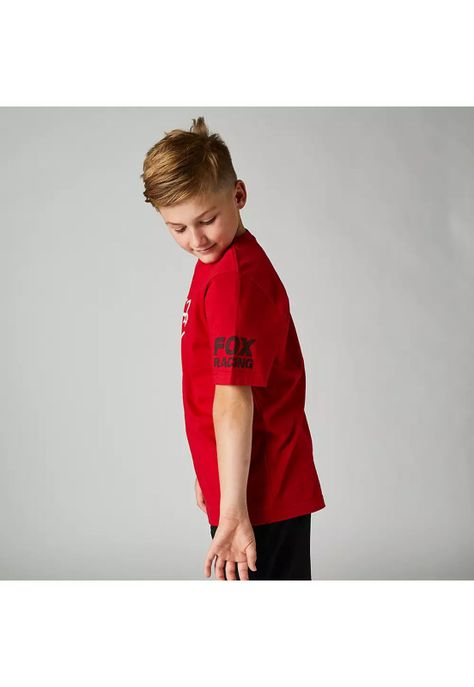 Polera Lifestyle Niño Karrera Rojo Fox-2