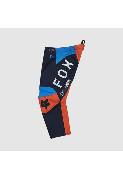 Pantalon Moto Infantil 180 Race Spec Azul Marino Fox-0