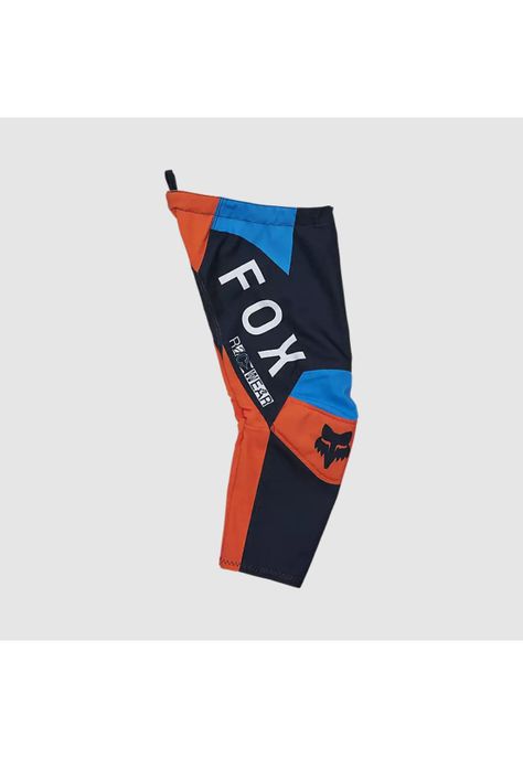Pantalon Moto Infantil 180 Race Spec Azul Marino Fox-1