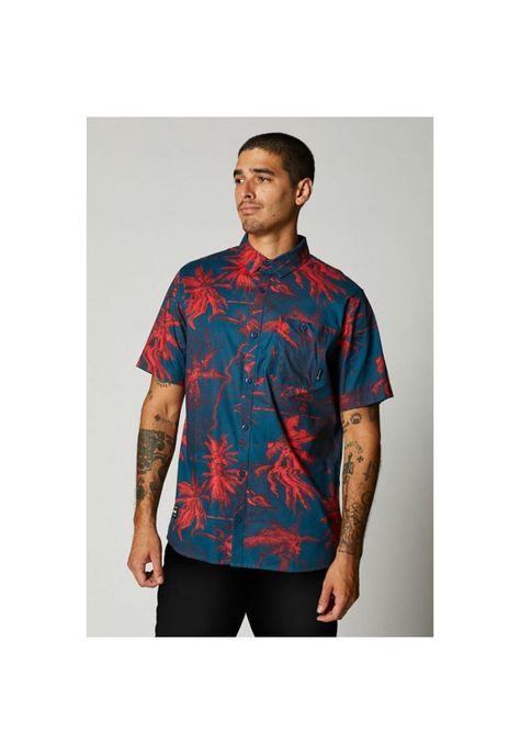 Camisa Lifestyle Bad Trip Azul Fox-0