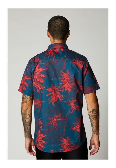 Camisa Lifestyle Bad Trip Azul Fox-1