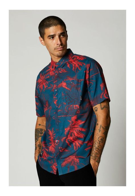 Camisa Lifestyle Bad Trip Azul Fox-2