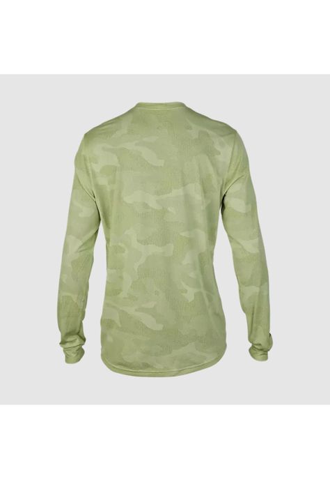 Polera Bicicleta Ranger TruDri™ Manga Larga Verde Fox-1