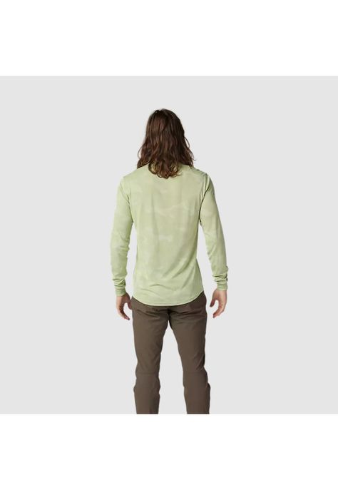 Polera Bicicleta Ranger TruDri™ Manga Larga Verde Fox-3